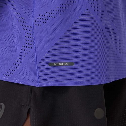 Tricou de alergare pentru bărbați ASICS Metarun SS Top cobalt burst