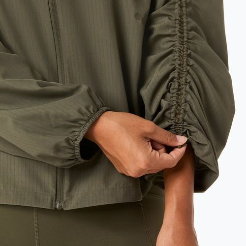 Geacă de alergare pentru femei ASICS Nagino Run Adjustable dark olive