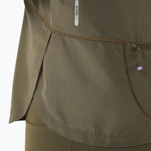 Geacă de alergare pentru femei ASICS Nagino Run Adjustable dark olive