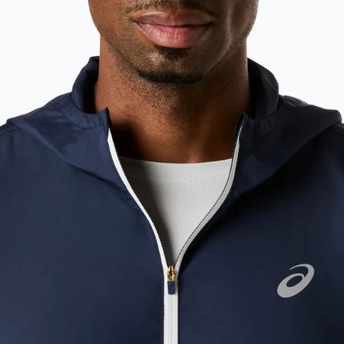 Geacă de alergare pentru bărbați ASICS Icon midnight/cream