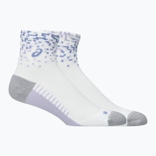 Șosete ASICS Performance Run Quarter brilliant white/lilac hint/bluebell