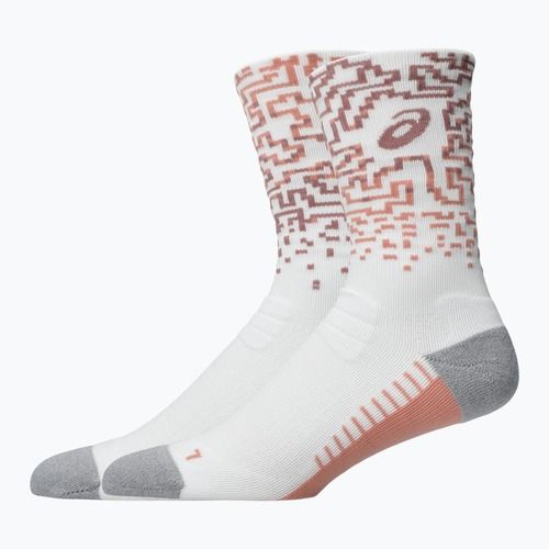 Șosete ASICS Performance Run Crew brilliant white/morganite/pearl pink