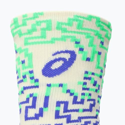 Șosete ASICS Performance Run Crew ivory/cobalt burst/vital green