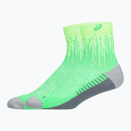 Șosete ASICS Performance Run Quarter illuminate green/vital green