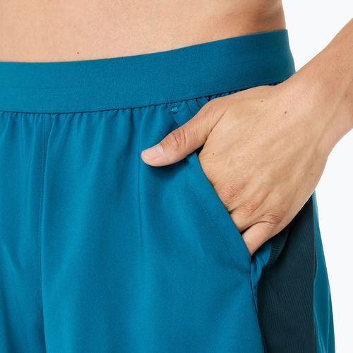 Pantaloni scurți de alergare pentru bărbați ASICS Road 7IN tranquil teal/dark teal/yamabuki