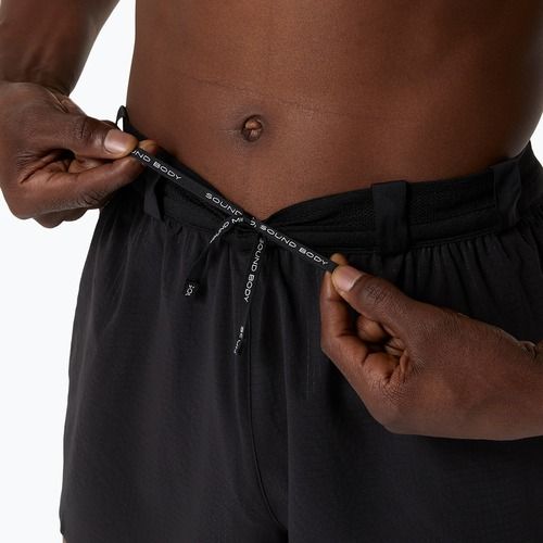 Pantaloni scurți de alergare pentru bărbați ASICS Metarun Split performance black