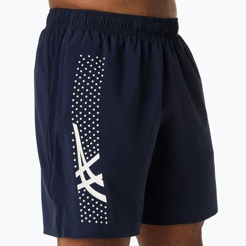 Pantaloni scurți de alergare pentru bărbați ASICS Icon 7IN midnight/cream