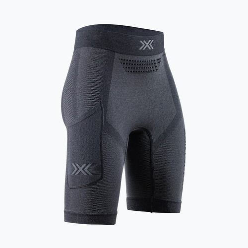 Colanți de alergare pentru femei X-Bionic Xceed Run Tights x black/rhino grey