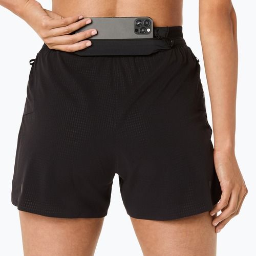 Pantaloni scurți de alergare pentru femei ASICS Metarun Split performance black