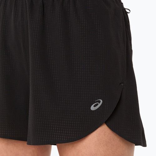 Pantaloni scurți de alergare pentru femei ASICS Metarun Split performance black