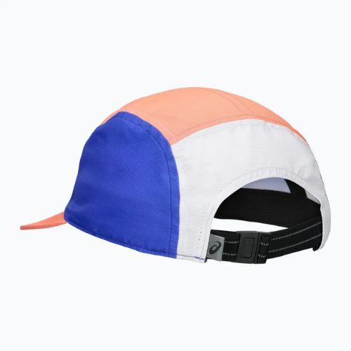 Șapcă ASICS Performance Running 5 Panel sun coral/brilliant white