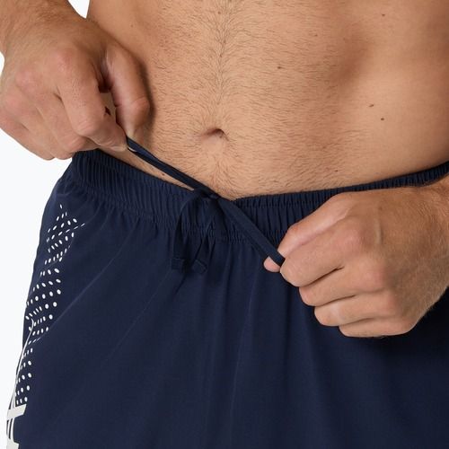 Pantaloni de alergare pentru bărbați ASICS Icon midnight/cream