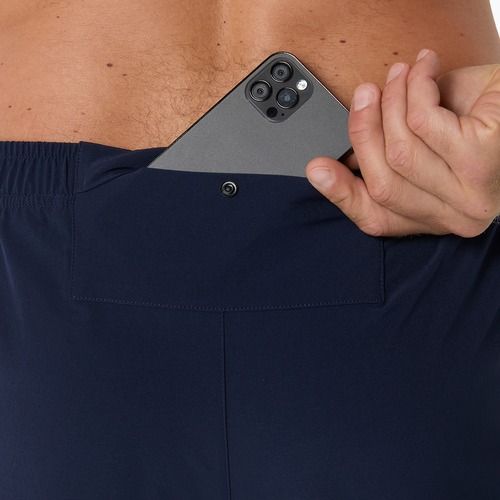 Pantaloni de alergare pentru bărbați ASICS Icon midnight/cream