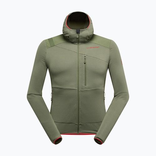 Bluză fleece pentru bărbați La Sportiva Aequilibrium Thermal Hoody cypress/mountain red