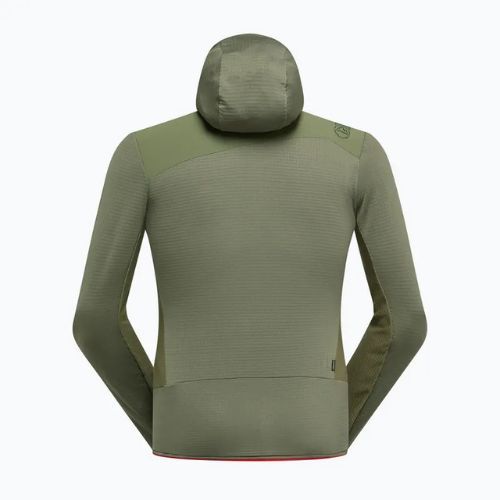 Bluză fleece pentru bărbați La Sportiva Aequilibrium Thermal Hoody cypress/mountain red