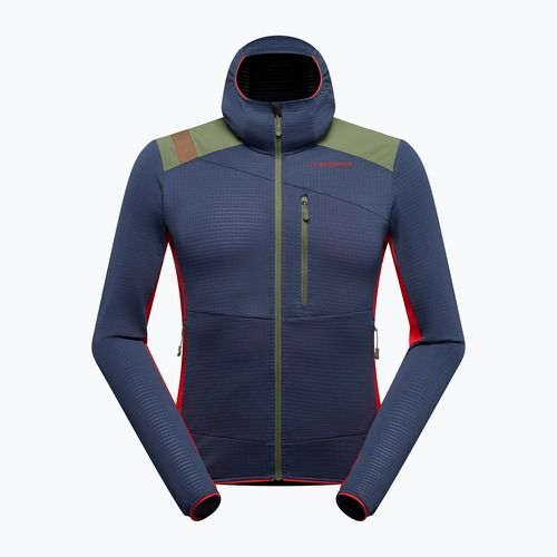 Bluză fleece pentru bărbați La Sportiva Aequilibrium Thermal Hoody Night Sky/Mountain Red