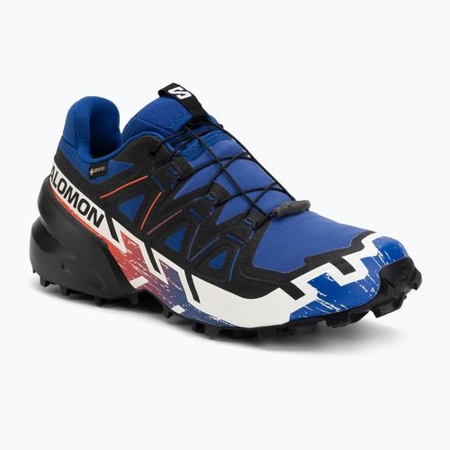 Încălțăminte de alergare Salomon Speedcross 6 GTX surf the web/fiery red/white