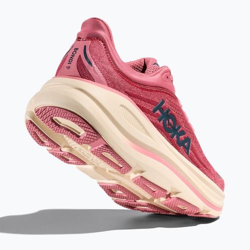 Încălțăminte de alergare pentru femei HOKA Bondi 9 Wide lingonberry/cranberry