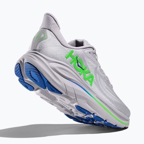 Încălțăminte de alergare pentru bărbați HOKA Clifton 10 ash grey/neon green