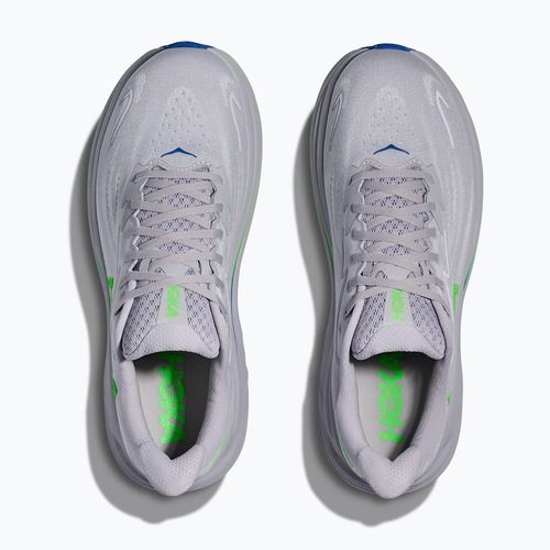 Încălțăminte de alergare pentru bărbați HOKA Clifton 10 ash grey/neon green