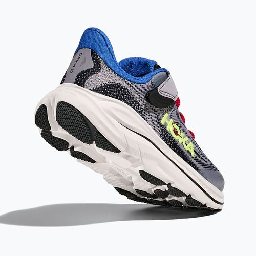 Încălțăminte de alergare pentru copii HOKA Clifton 10 foggy grey/black