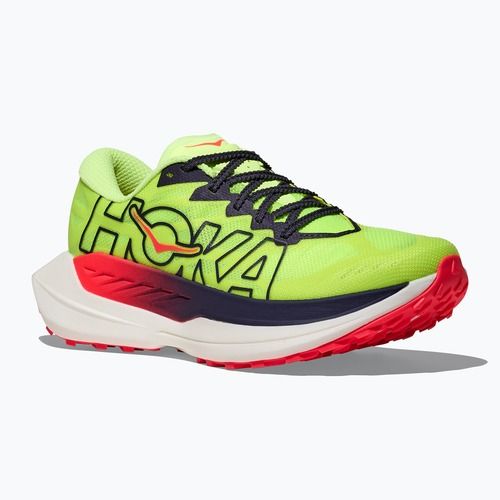 Încălțăminte de alergare pentru femei HOKA Rocket X Trail neon yuzu/neon flame