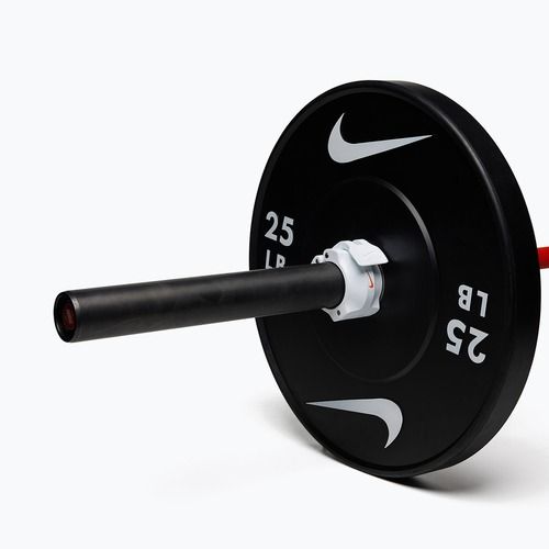 Cleme pentru bară de haltere Nike Strength Barbell Collars 2 buc. white/orange