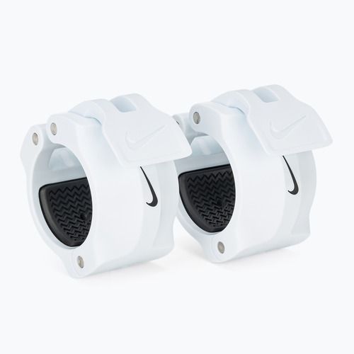 Cleme pentru bară Nike Strength Barbell Collars 2 buc. white/black