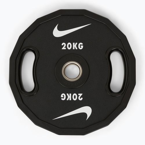 Greutate bumper Nike Strength Pro Urethane Plates 20 kg black/white