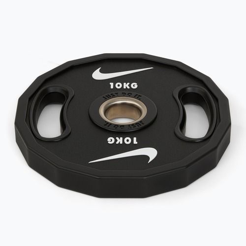 Greutate bumper Nike Strength Pro Urethane Plates 10 kg black/white