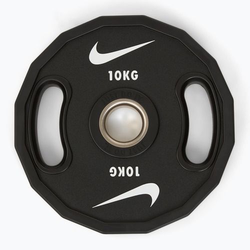 Greutate bumper Nike Strength Pro Urethane Plates 10 kg black/white