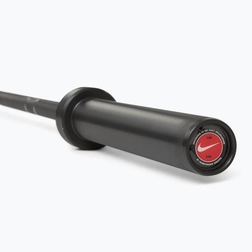 Bară dreaptă Nike Strength Coated Premium Barbell black just do it
