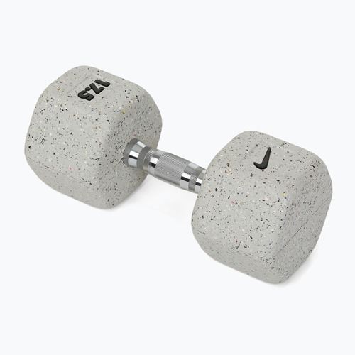 Gantera cauciucată Nike Strength Grind Hex Dumbbell 17,5 kg wolf grey