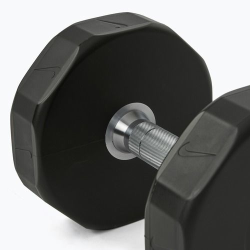 Haltă cromată Nike Strength Pro Urethane Dumbbell 14 kg black/white