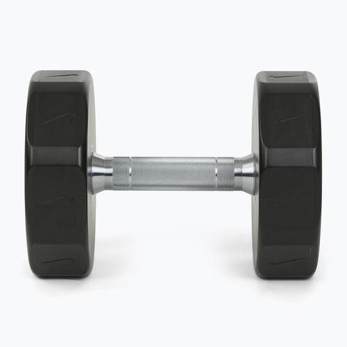 Haltă cromată Nike Strength Pro Urethane Dumbbell 16 kg black/white
