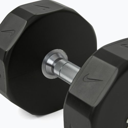 Haltă cromată Nike Strength Pro Urethane Dumbbell 20 kg black/white