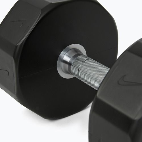 Haltă cromată Nike Strength Pro Urethane Dumbbell 22 kg black/white