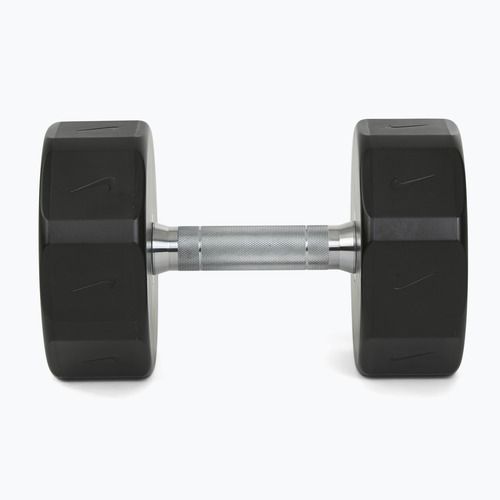 Haltă cromată Nike Strength Pro Urethane Dumbbell 24 kg black/white