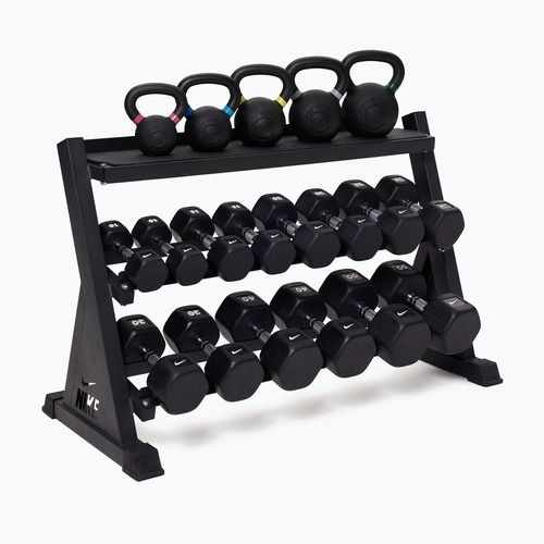 Suport pentru gantere și kettle Nike Strength Dumbbell & Kettlebell Storage Rack black