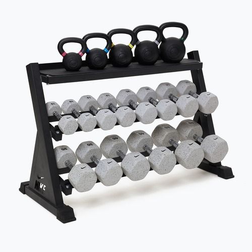 Suport pentru gantere și kettle Nike Strength Dumbbell & Kettlebell Storage Rack black