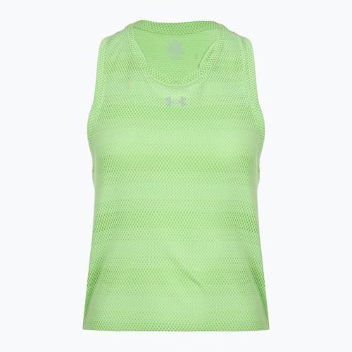 Tricou de alergare pentru femei Under Armour Velociti Singlet lumos lime/white