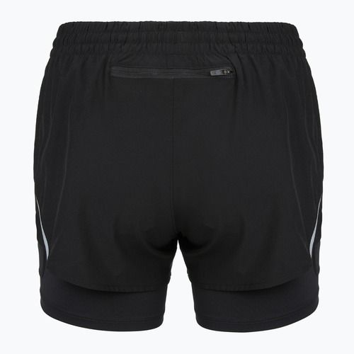 Pantaloni scurți de alergare pentru femei Under Armour Velociti Pro 4" 2N1 ultimate black/ultimate black/ultimate black