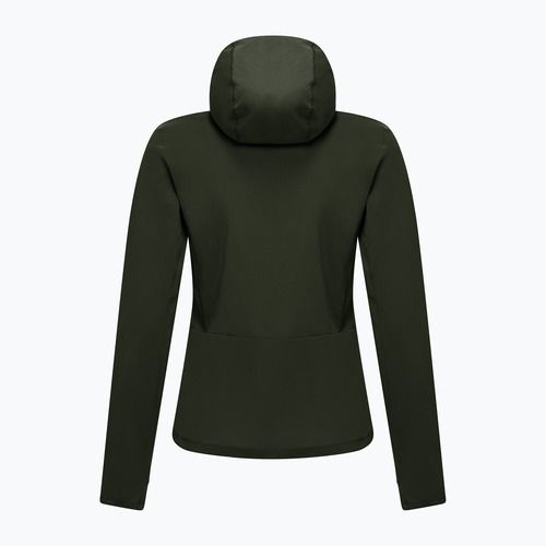 Bluză de trekking pentru femei Salewa Puez Sun Hoodie dark olive
