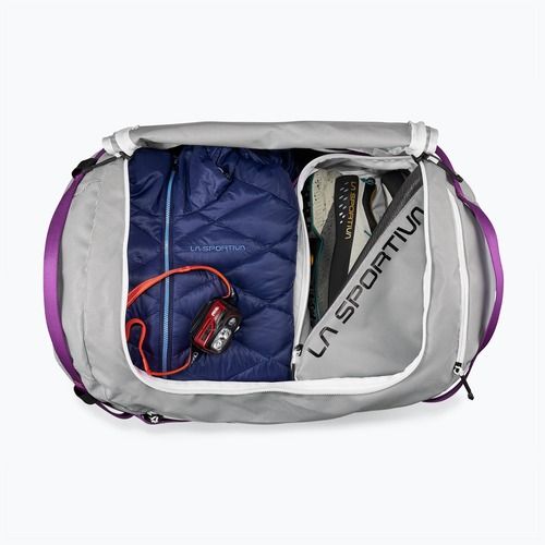 Geantă de voiaj La Sportiva Nomad Duffel 40 l chalk/black