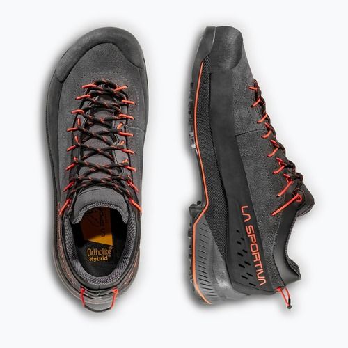 Încălțăminte de abordare pentru bărbați La Sportiva TX4 Evo GTX carbon/cherry tomato