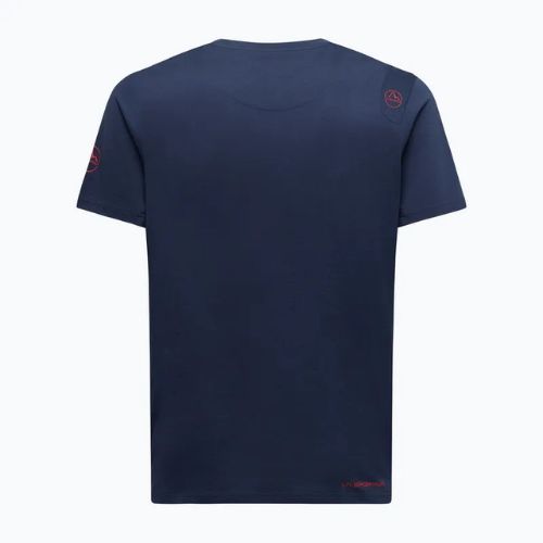 Tricou de cățărare pentru bărbați La Sportiva Solution night sky/mountain red