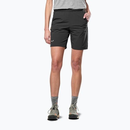 Pantaloni scurți de trekking pentru femei Salewa Puez 4 black out