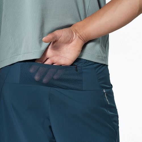 Pantaloni scurți de trekking pentru bărbați Salewa Pedroc DST Light pond blue