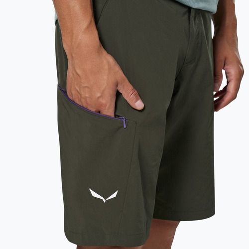 Pantaloni scurți de trekking pentru bărbați Salewa Pedroc 4 DST Cargo dark olive/0910