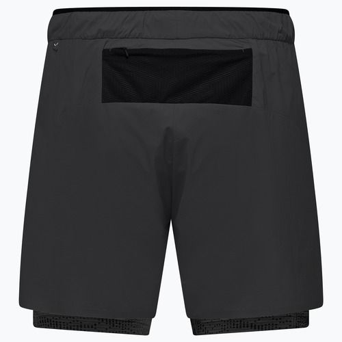 Pantaloni scurți de trekking pentru bărbați Salewa Pedroc DST 2IN1 black out